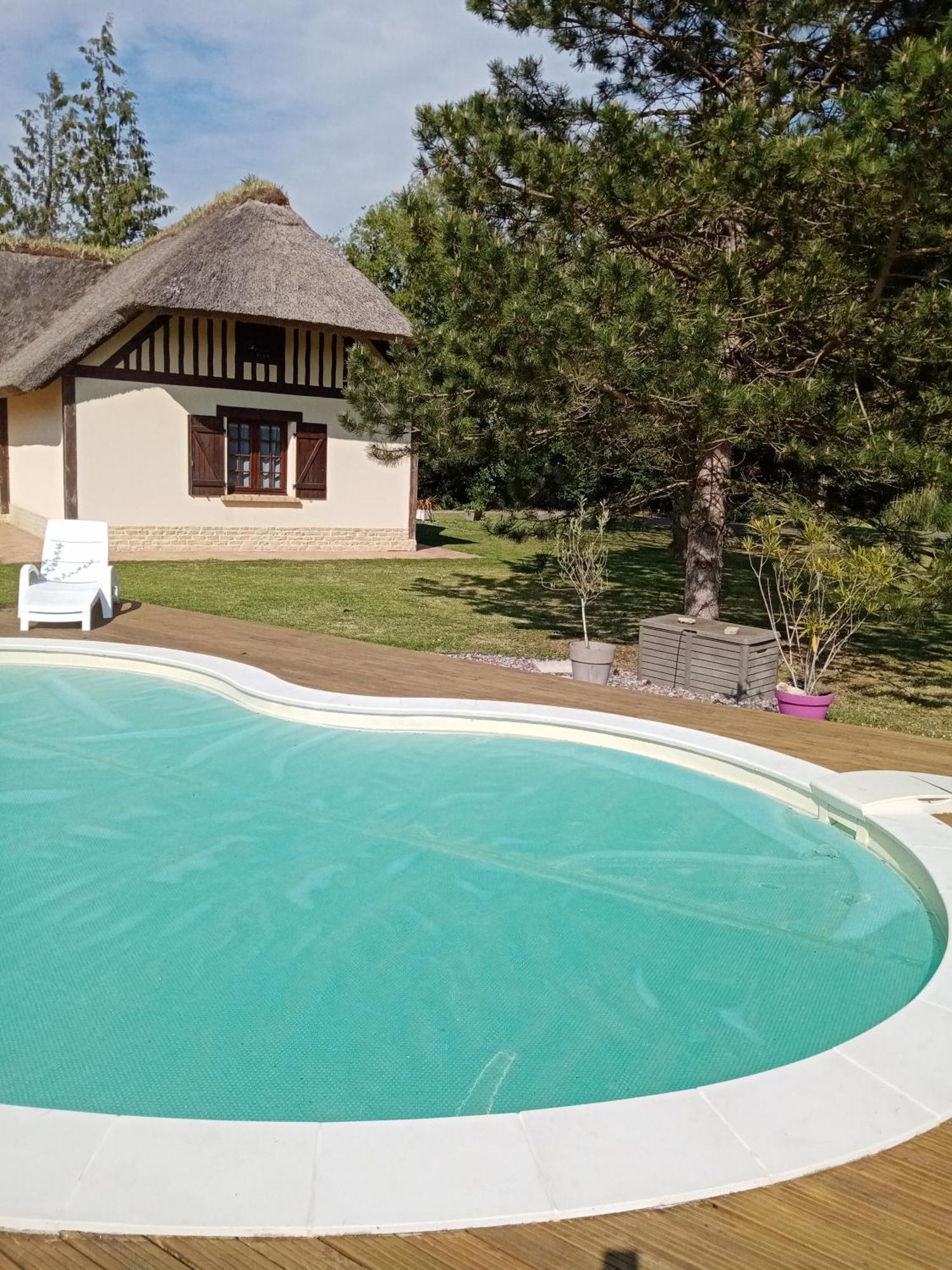 Maison Traditionnelle Normande Avec Piscine Hotot-en-Auge Esterno foto